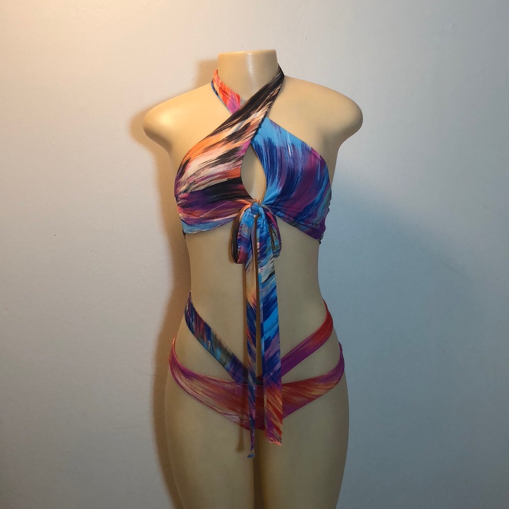 Rainbow bathing suit